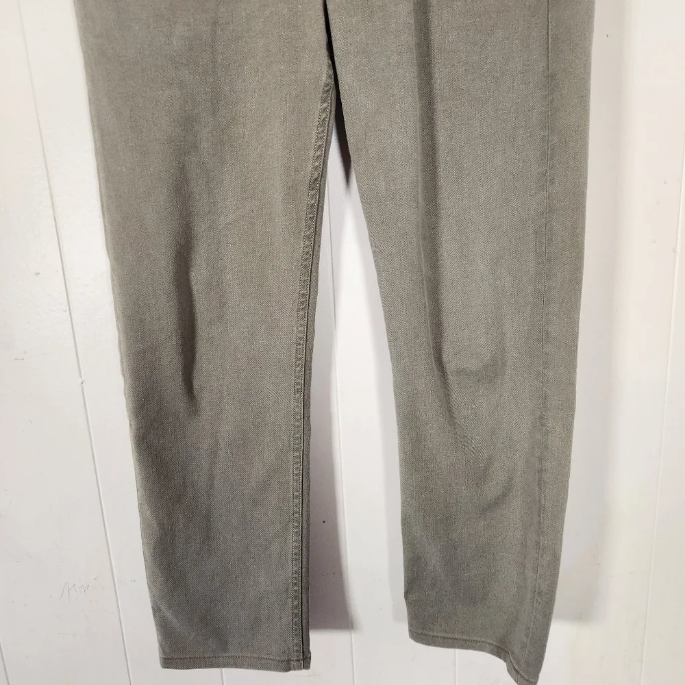 Rag & Bone Fit 2 Slim Army Green Button Fly Jeans Size 32